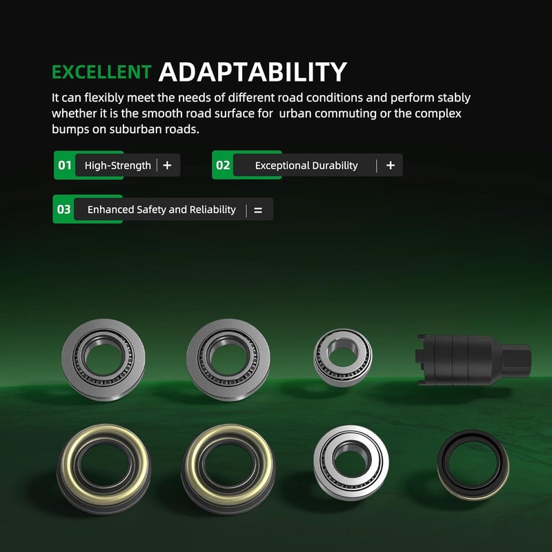 Riyhch Rear Differential Bearings Repair Kit with Removal Tool for Cadillac ATS 2013-2019, for Cadillac CTS 2014-2019, V4/V6 Engines, Replacement for F-577158 F-574658 LM50134R 22993016 92230584 - Image 5